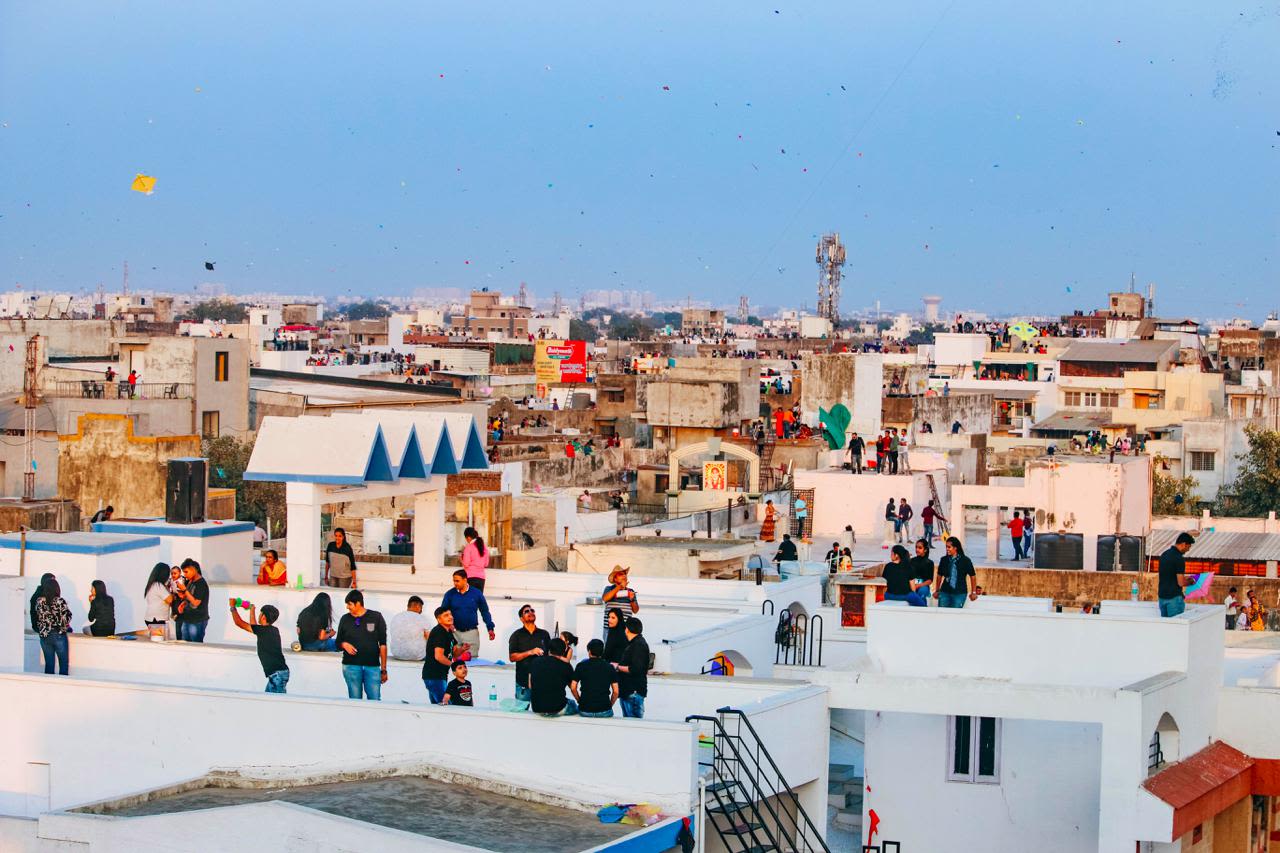 Kite festival in Vadodara