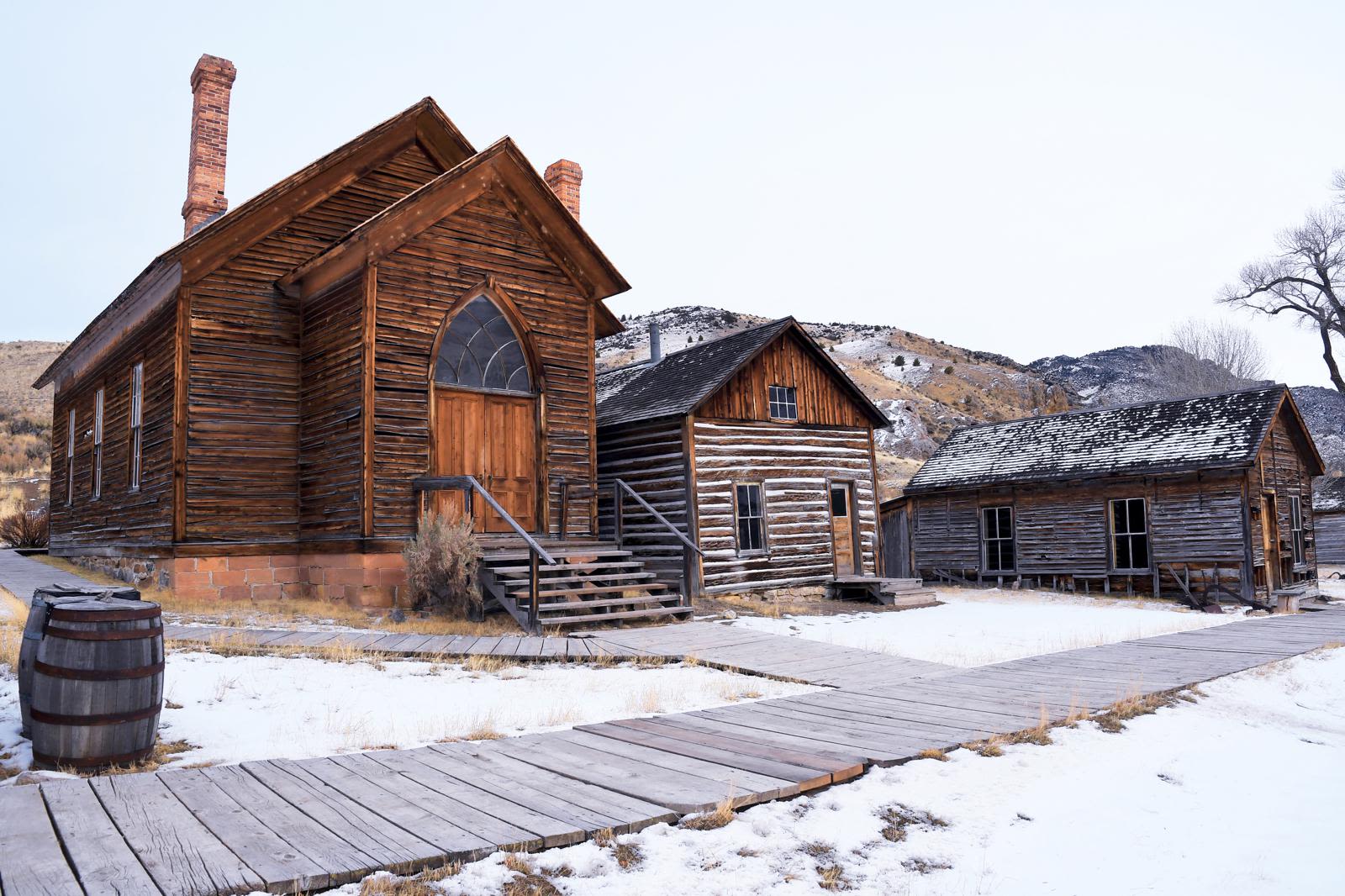Ghost town at Bannack State Park, Montana